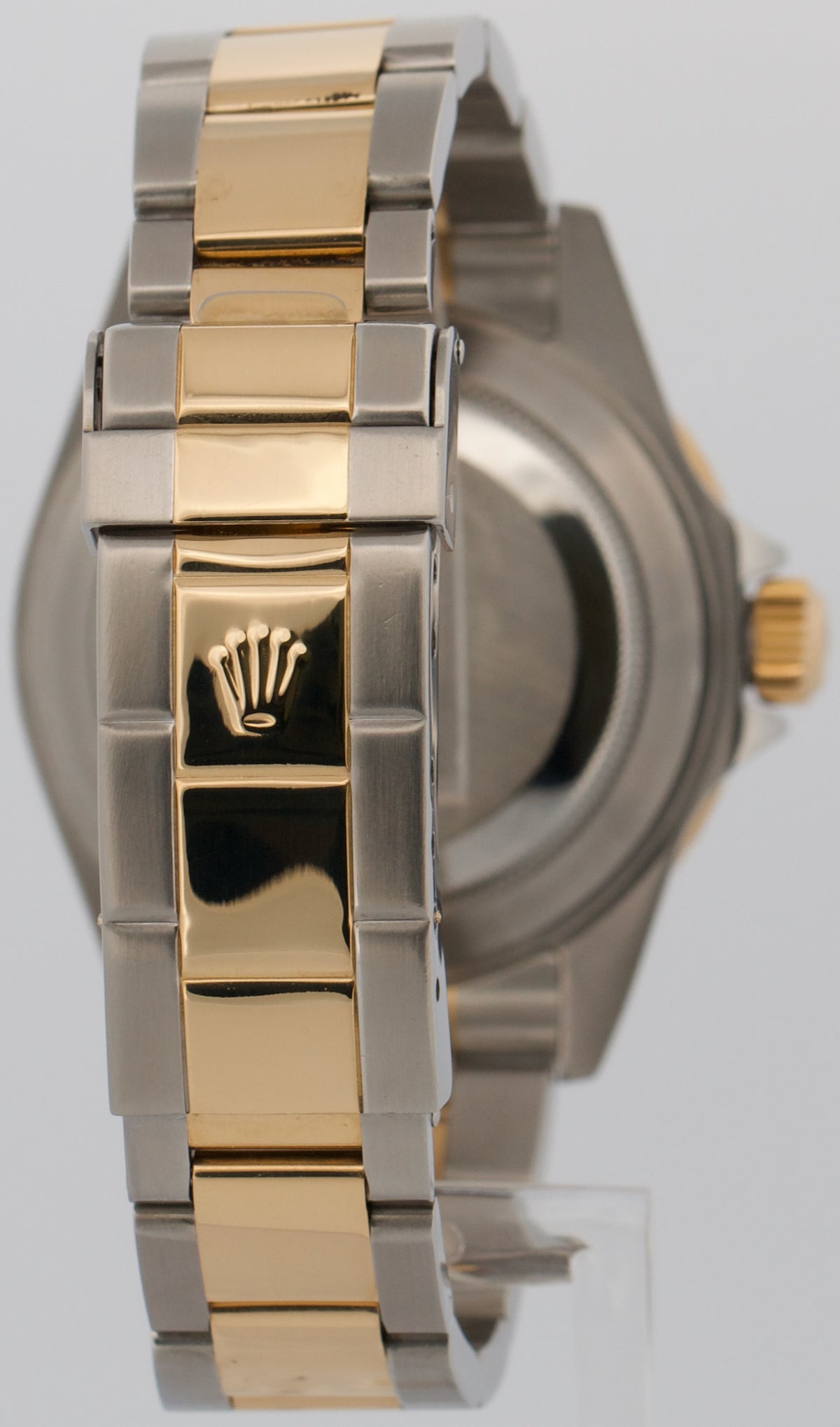 2000 Rolex Submariner Date 16613 Black 18K Yellow Gold Two-Tone Steel 40mm Watch