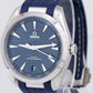 2022 PAPERS Omega Seamaster Aqua Terra 41mm Blue 220.12.41.21.03.001 Watch BOX