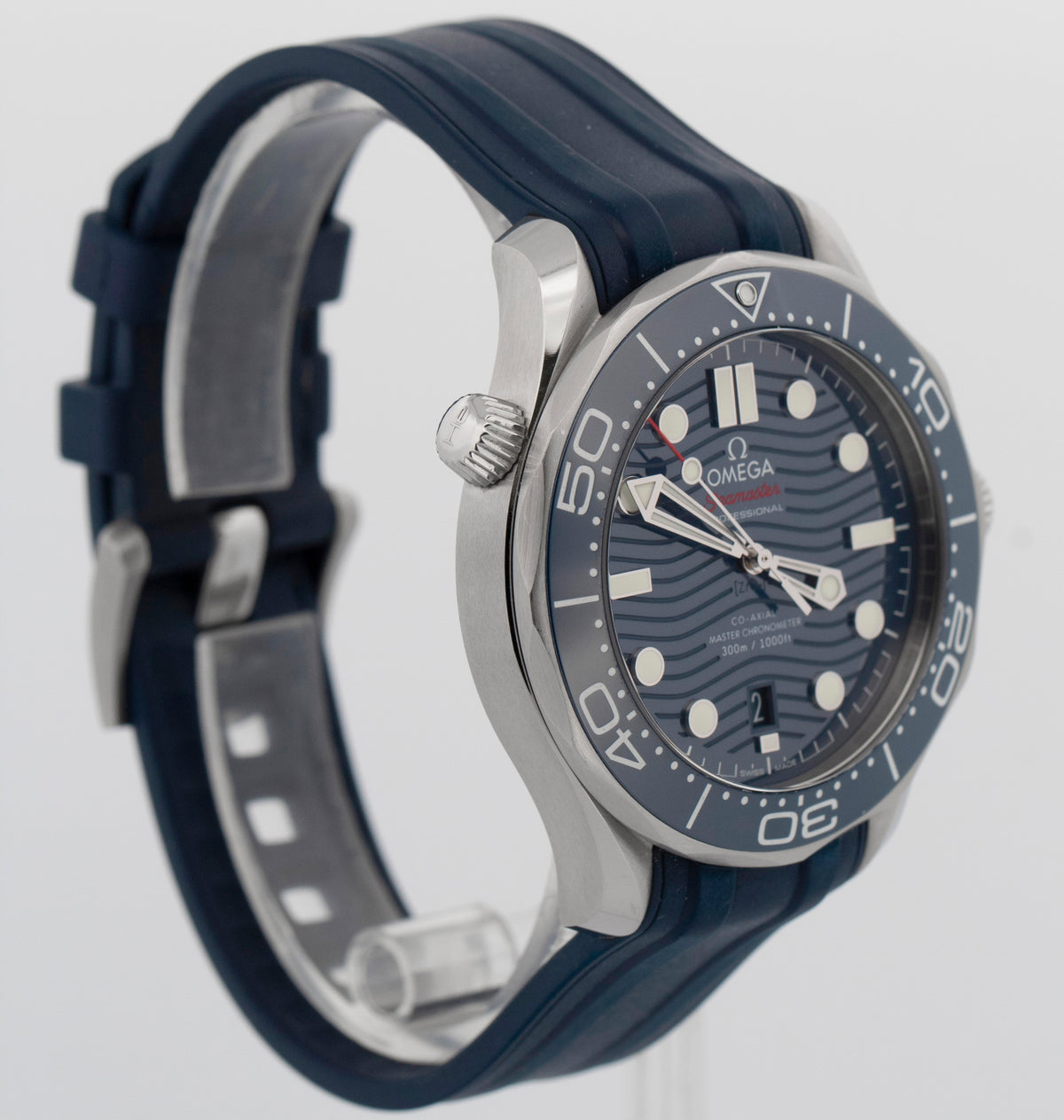 2023 Omega Seamaster Diver 300M 210.32.42.20.03.001 Blue Steel 42mm Box Papers