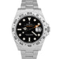 MINT PAPERS Rolex Explorer II Black 42mm Steel Orange GMT Date Watch 216570 BOX