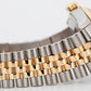 Rolex DateJust 36mm Silver Two-Tone 18K Yellow Gold Steel JUBILEE Watch 16233