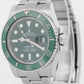 NOS PAPERS Rolex Submariner Date HULK Green Stainless Steel 40mm 116610 LV BOX