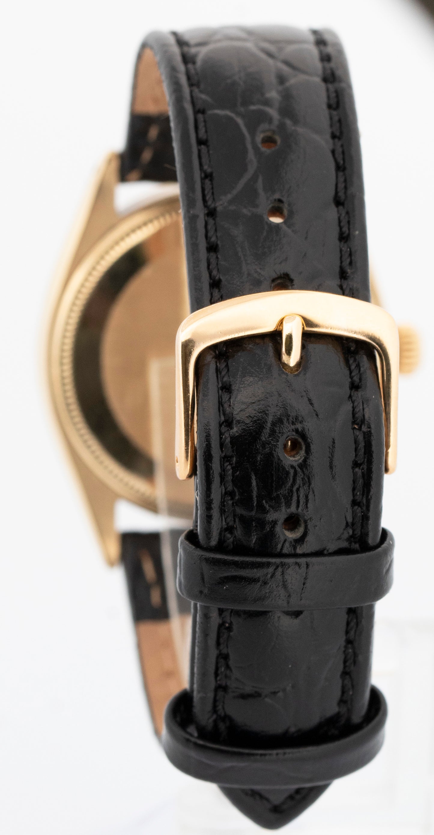 Rolex Oyster Perpetual Champagne 14K Yellow Gold Automatic 34mm Watch 1003