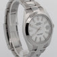 2021 PAPERS Rolex DateJust 41 WHITE Stainless Steel 41mm 126300 Watch BOX