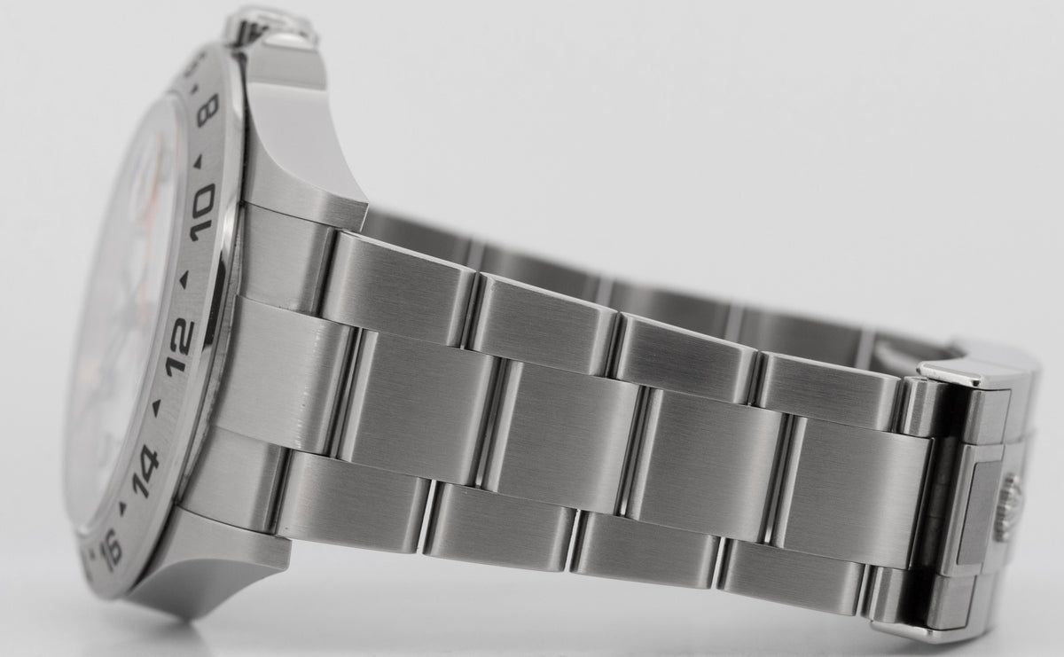 2023 Rolex Explorer II 226570 White Stainless Steel 42mm Watch Box Papers