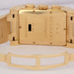 MINT BVLGARI Rettangulo Chronograph 18K DIAMOND Yellow Gold 29mm Watch RTC 49 G