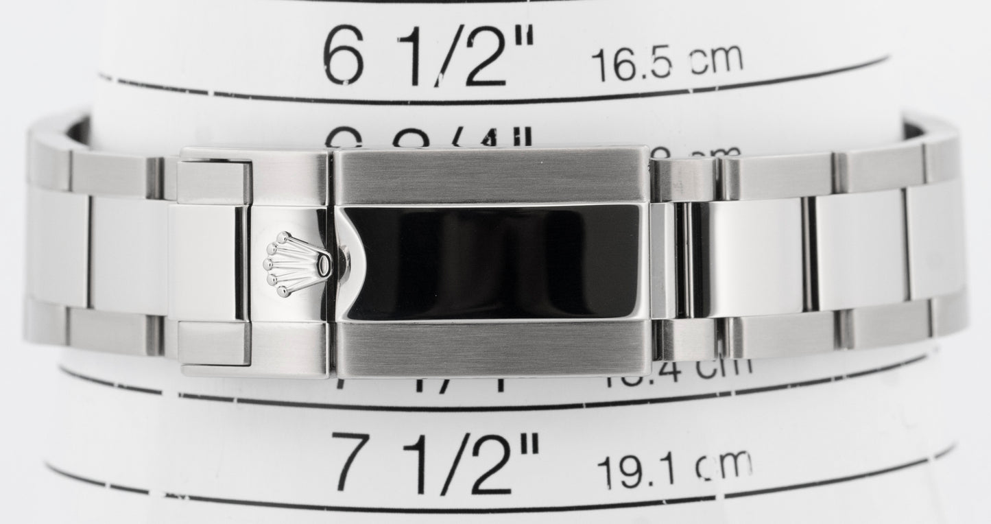 2017 PAPERS Rolex GMT-Master II 'Batman' BLACK Steel 40mm 116710 BLNR Watch BOX