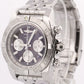 Breitling Chronomat BLACK Stainless Steel Chronograph 44mm AB0110 Watch