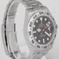 MINT PAPERS Rolex Explorer II Black 42mm Steel Orange GMT Date Watch 216570 BOX