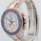 2025 CPO Rolex Yacht-Master II 116681 White Two-Tone Rose Gold 44mm Watch Box