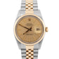 Rolex DateJust 36mm Champagne Two-Tone 18K Yellow Gold Steel JUBILEE Watch 16013