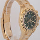 MINT PAPERS Rolex Daytona GREEN JOHN MAYER DIAL 40mm 18K Gold Watch 116508 BOX