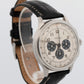 Eberhard Aviograf Chronograph WHITE PANDA Steel Lemania 40mm 31018 Watch