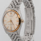 Unpolished Rolex Oyster Perpetual 1002 Silver Two-Tone Gold Steel 34mm Watch Box