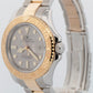 Rolex Yacht-Master 40mm SLATE Gray 18K Yellow Gold Two-Tone Steel 16623 Watch