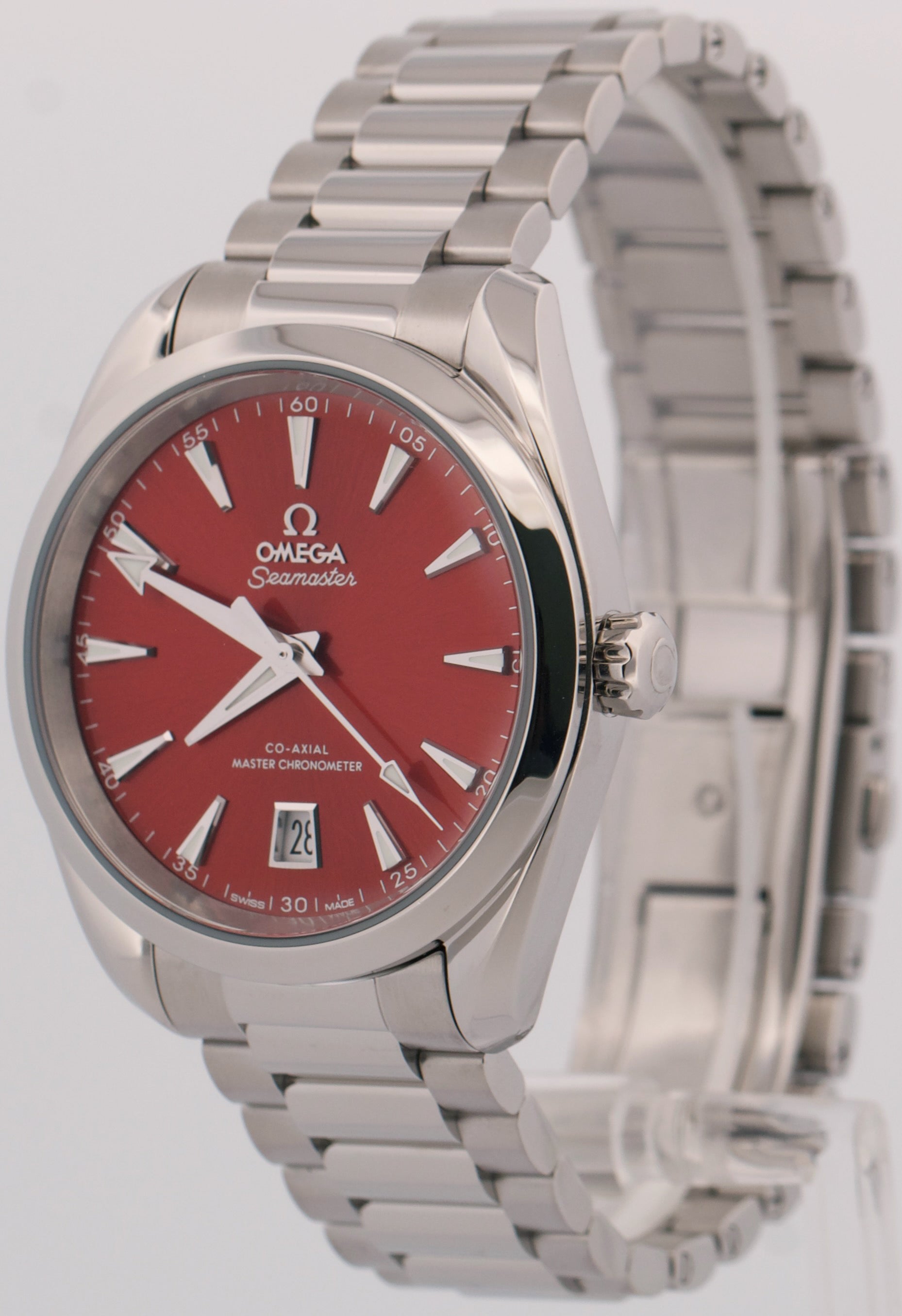 2024 PAPERS Omega Seamaster Aqua Terra Shades RED 38mm 220.10