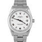 MINT Rolex Oyster Perpetual Date White 34mm Oyster Stainless Steel Watch 15200