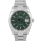 Rolex DateJust 41 GREEN Stainless Steel 41mm Smooth 126300 Oyster Watch