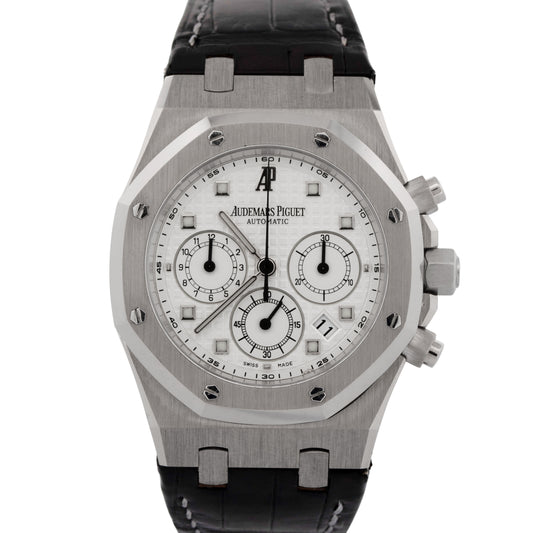 Audemars Piguet Royal Oak Chronograph 26022BC.OO.D002CR.01 White Gold 39mm Watch