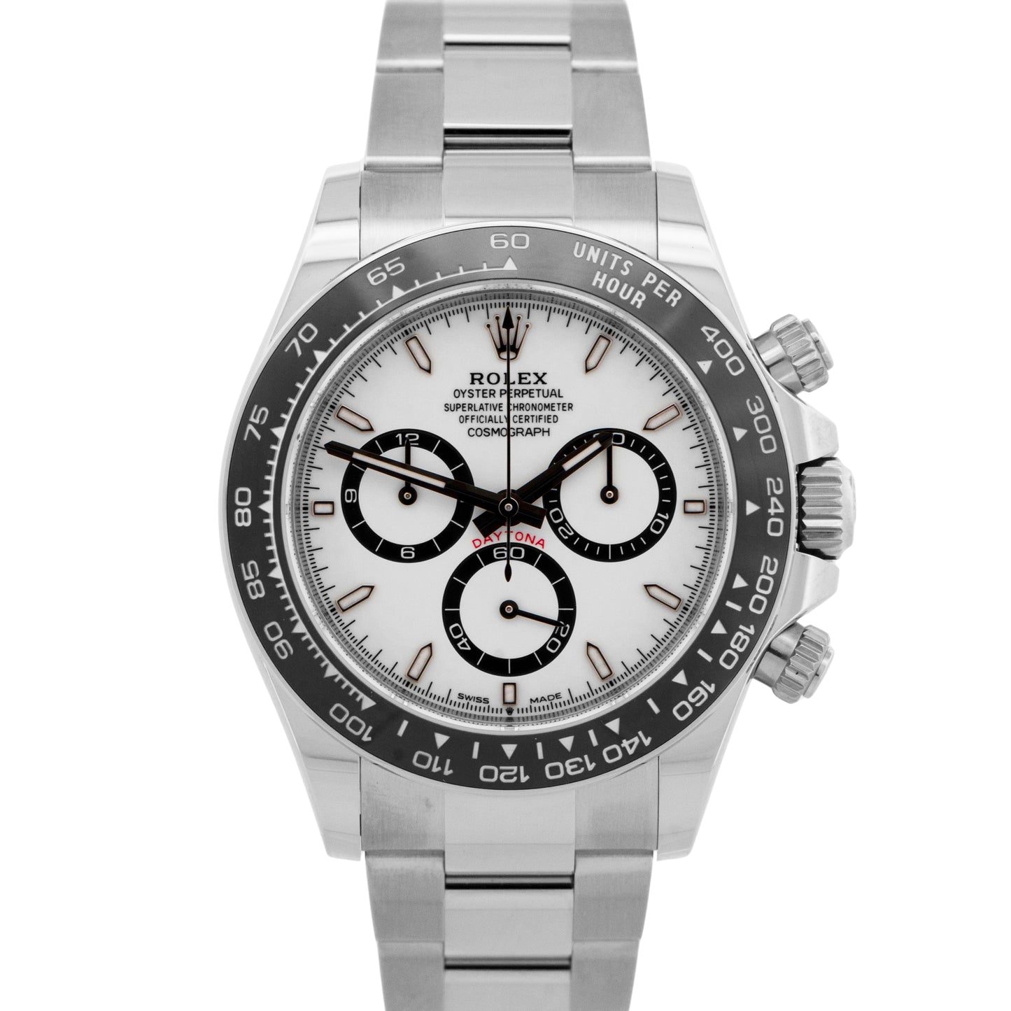 NEW 2026 PAPERS Rolex Daytona Cosmograph WHITE Steel 40mm 126500 LN Watch BOX
