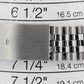 Rolex DateJust 36mm Silver Stainless Jubilee NO-HOLES Automatic Watch 16200