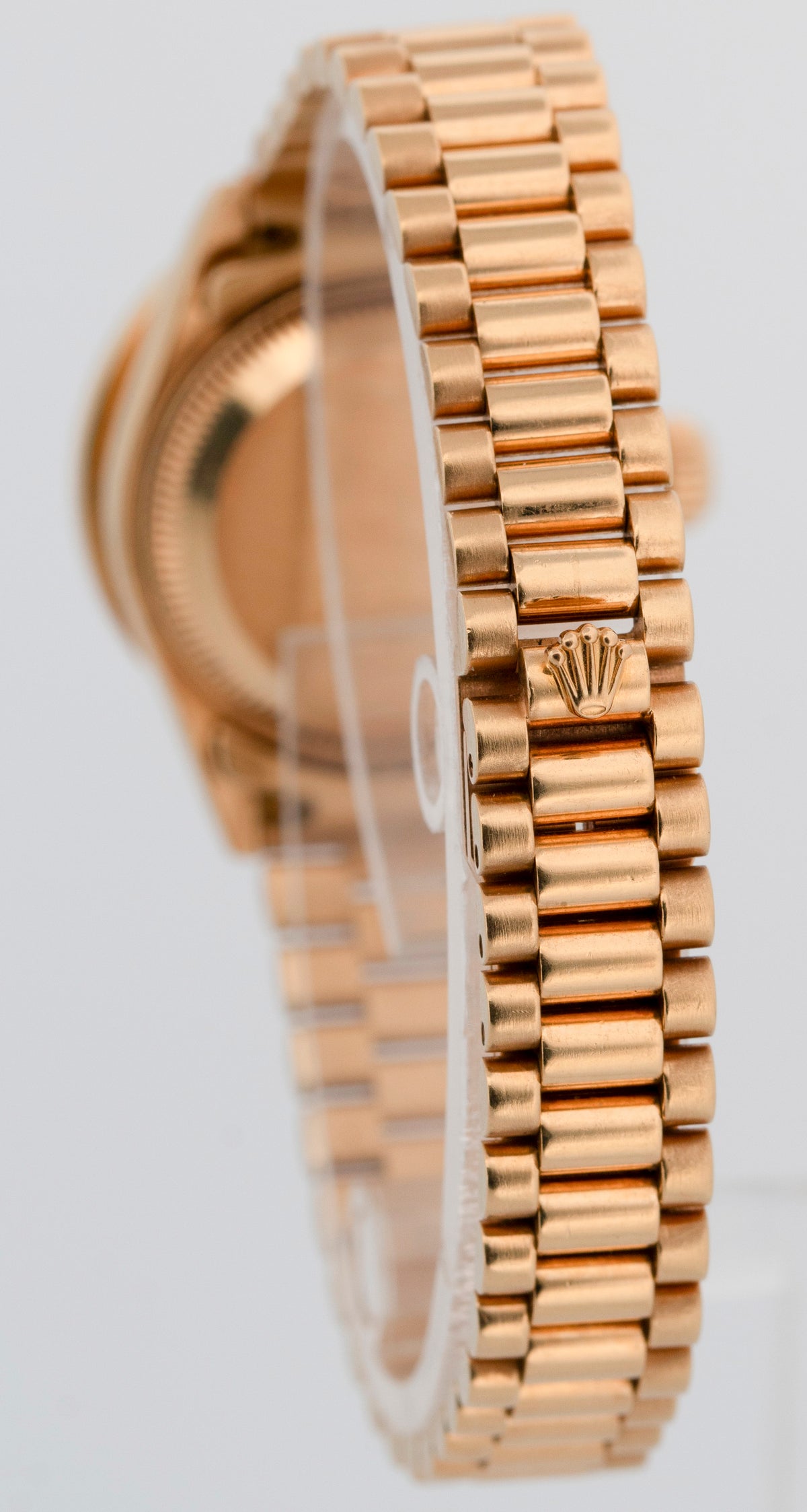 1998 Rolex DateJust President 69178 Diamond Champagne 18K Gold 26mm Box Papers