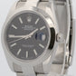 Rolex DateJust 41 BLACK Stainless Steel OYSTER Smooth 41mm Automatic 126300