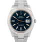 2013 PAPERS Rolex DateJust II BLUE Stainless Steel 41mm Fluted 116334 Watch BOX