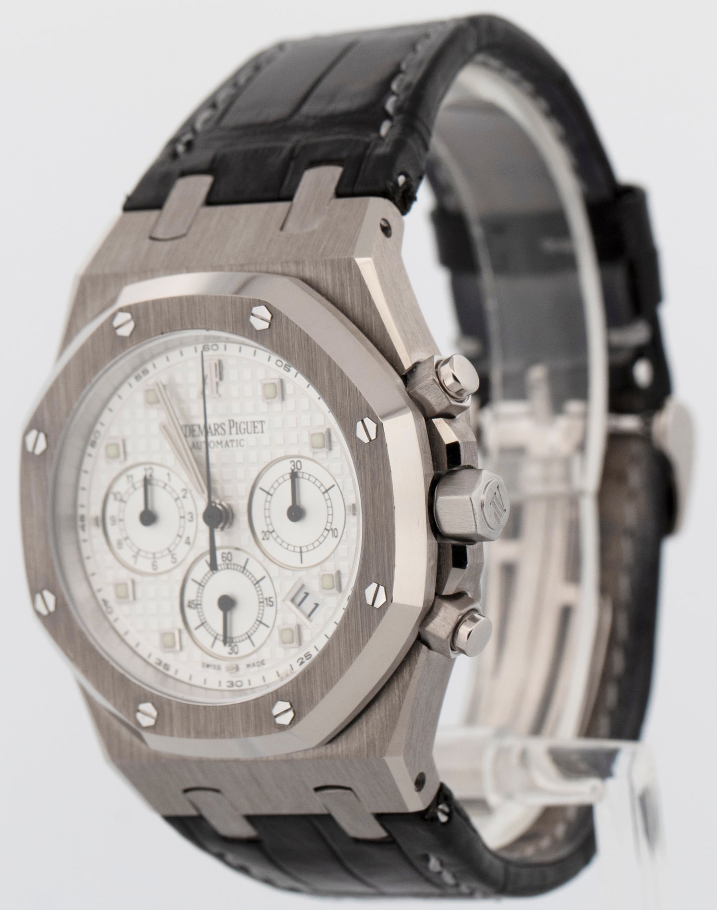 Audemars Piguet Royal Oak Chronograph 26022BC.OO.D002CR.01 White Gold 39mm Watch