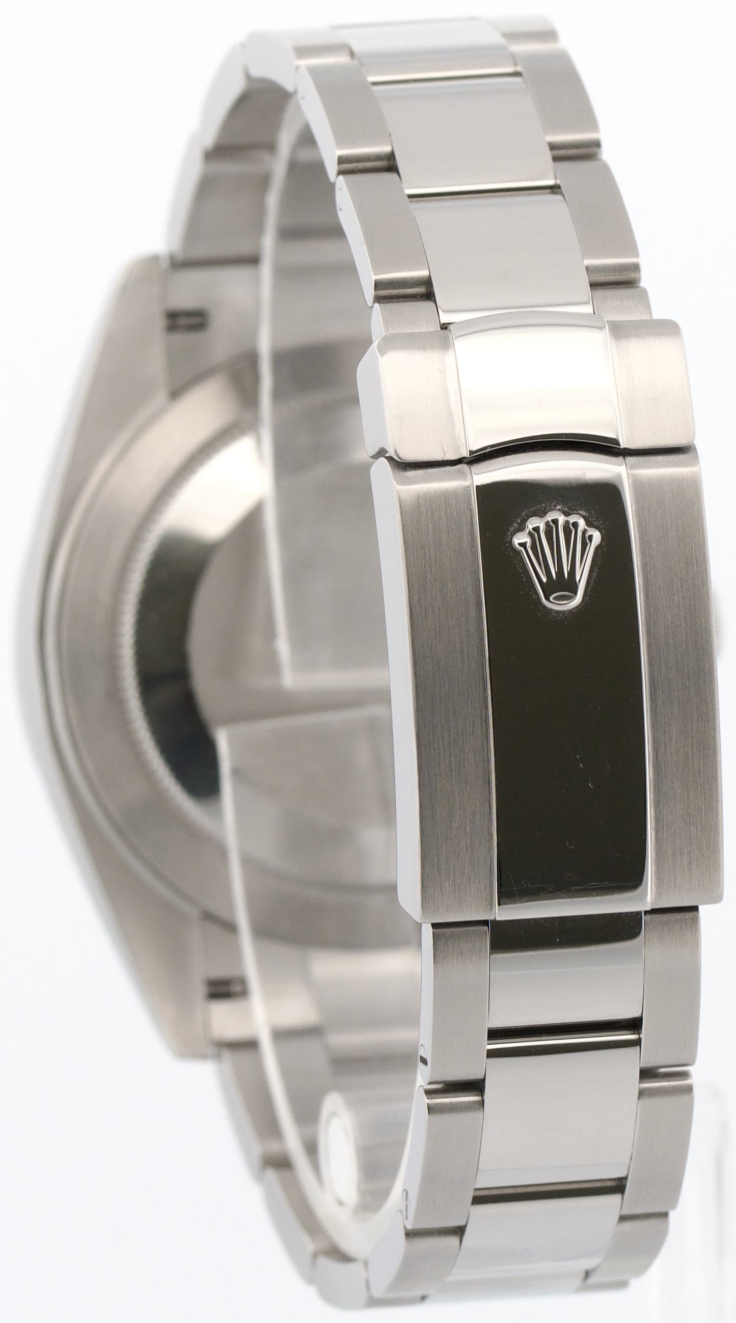 Rolex DateJust 41 BLACK Stainless Steel OYSTER Smooth 41mm Automatic 126300