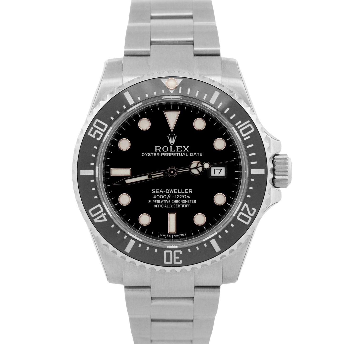 BRAND NEW NOS STICKERED PAPERS Rolex Sea-Dweller 4000 SD4K 40mm Watch 116600 BOX