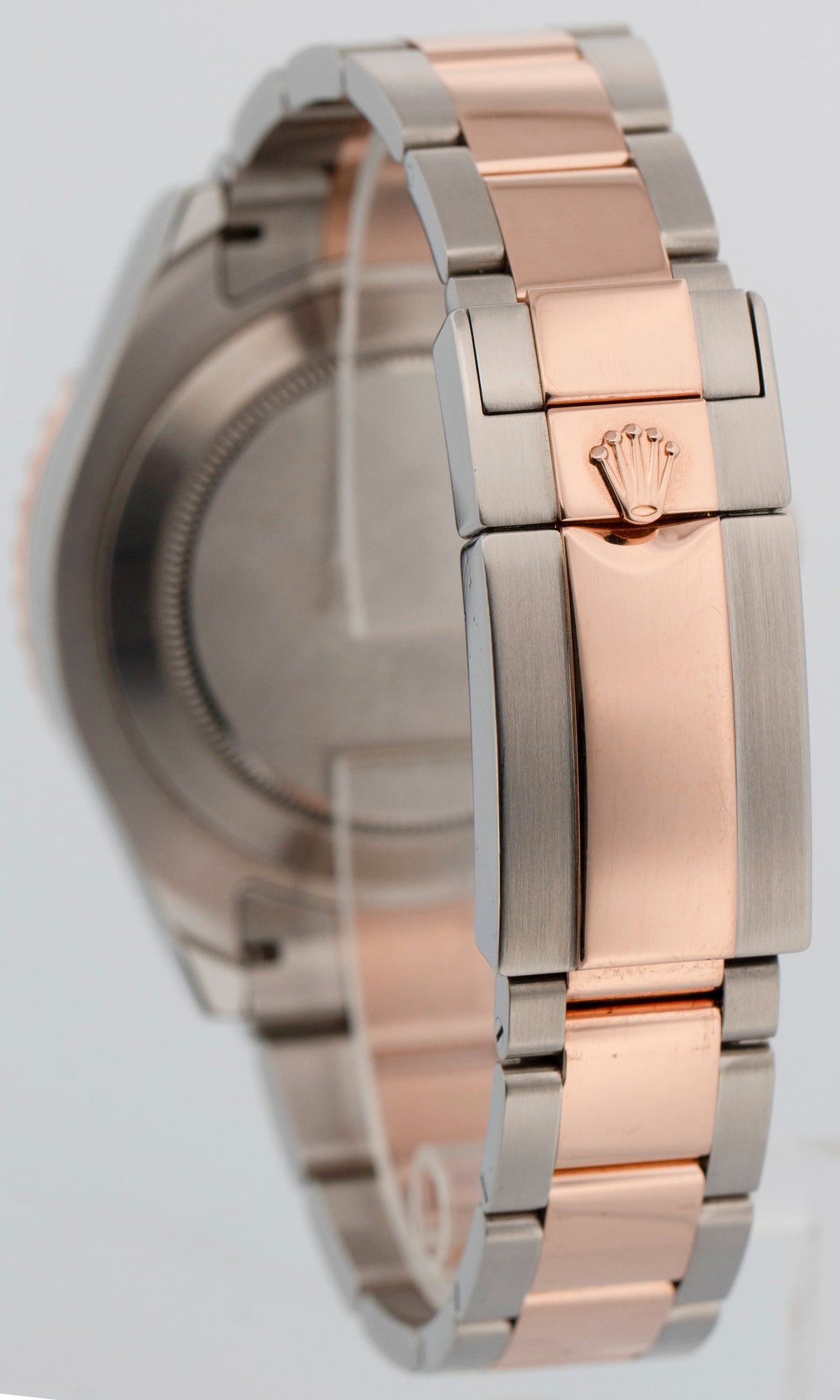 2025 CPO Rolex Yacht-Master II 116681 White Two-Tone Rose Gold 44mm Watch Box