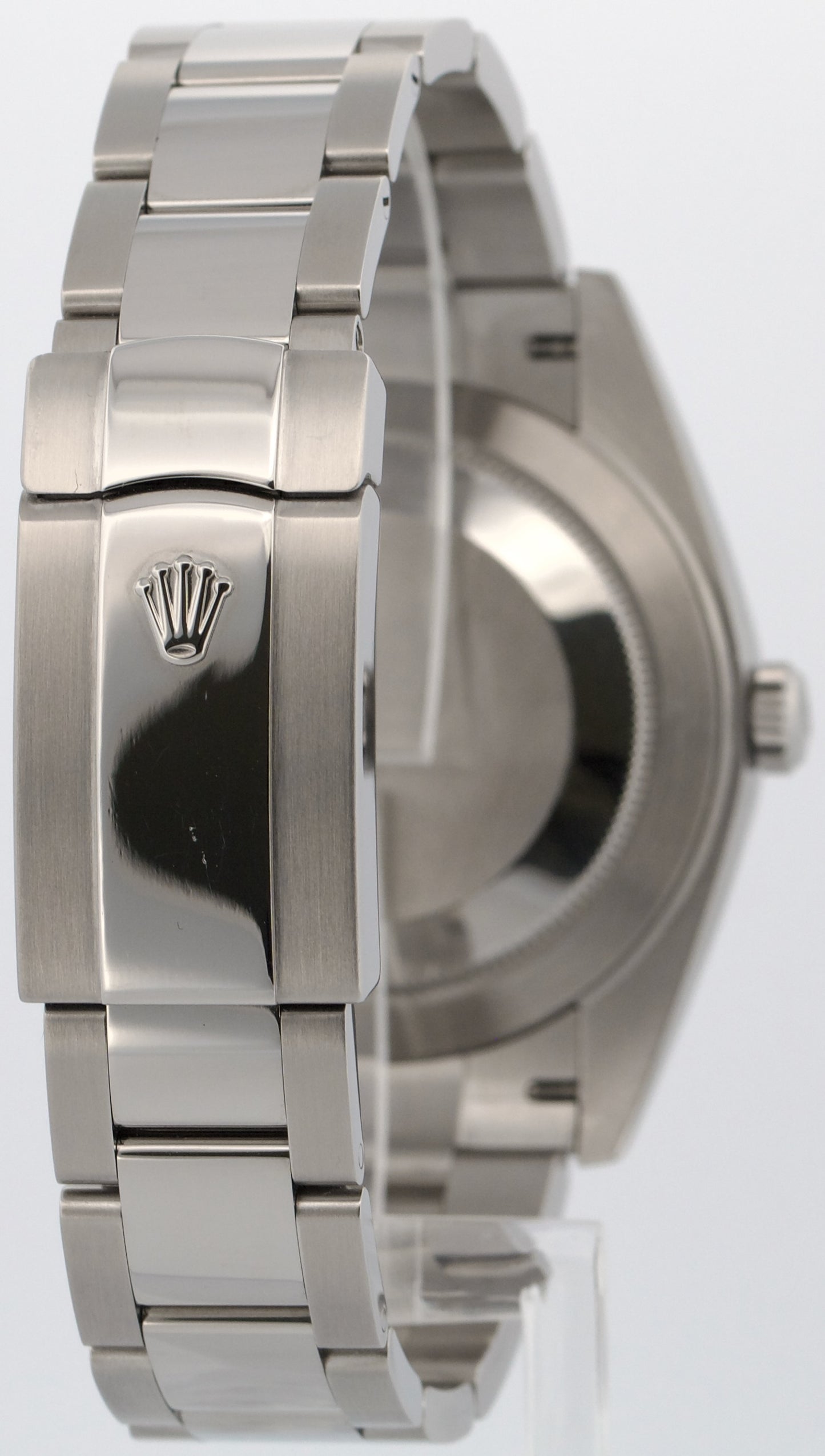 Rolex DateJust 41 BLACK Stainless Steel OYSTER Smooth 41mm Automatic 126300