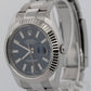 2013 PAPERS Rolex DateJust II BLUE Stainless Steel 41mm Fluted 116334 Watch BOX