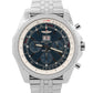 MINT Breitling Bentley 6.75 Chronograph Blue Stainless Steel A44362 48.7mm BOX