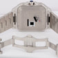 NEW PAPERS Cartier Santos 39.8mm Gray 18K Gold Steel Watch 4072 W2SA0030 BOX