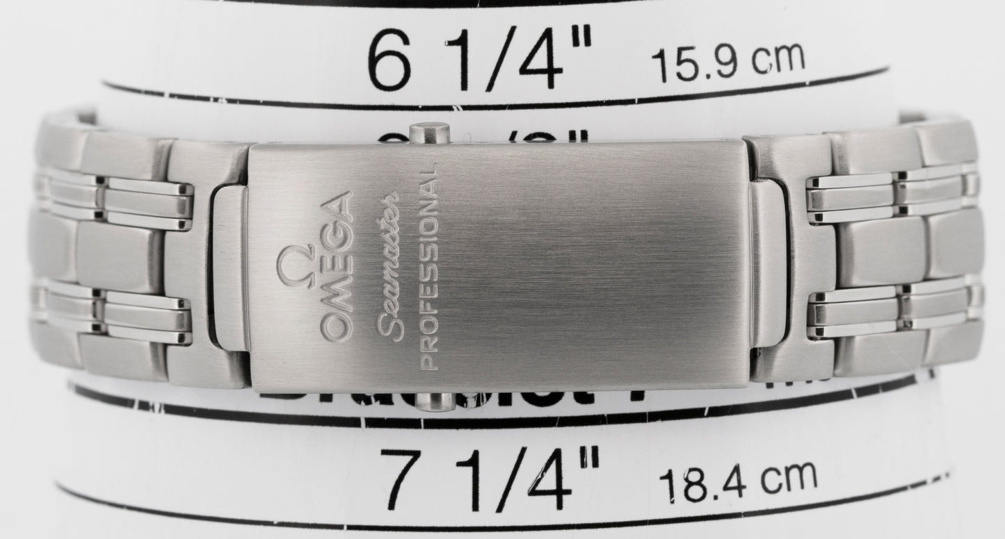 Omega Seamaster BLUE 2561.80 Stainless Steel 36.25mm Quartz 2561.80.00 Watch