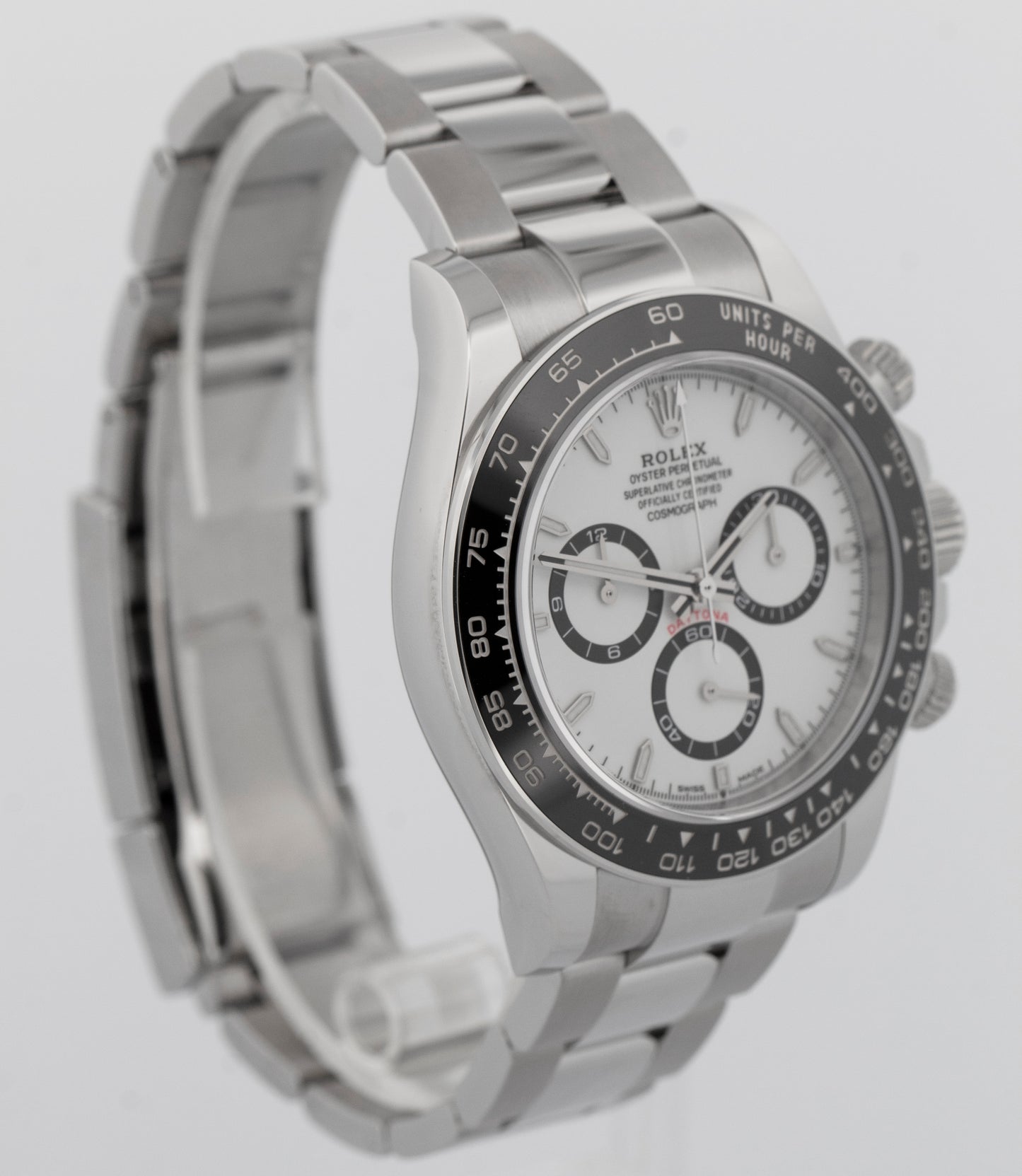 NEW 2026 PAPERS Rolex Daytona Cosmograph WHITE Steel 40mm 126500 LN Watch BOX