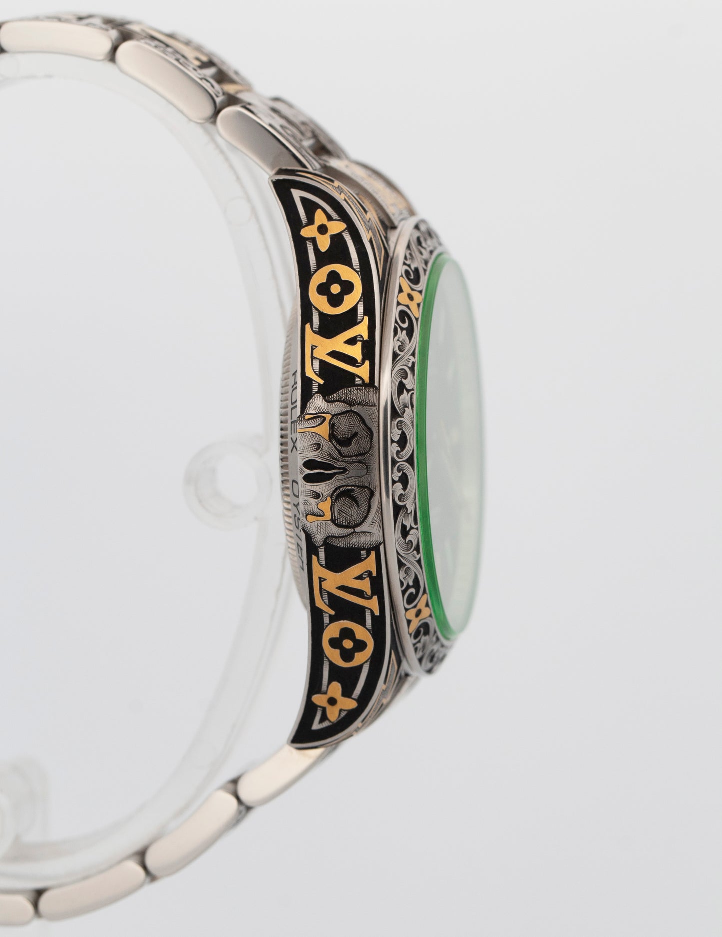 2009 Rolex Rolex Milgauss 116400 GV Jeff Parke Engraved 40mm Watch Papers