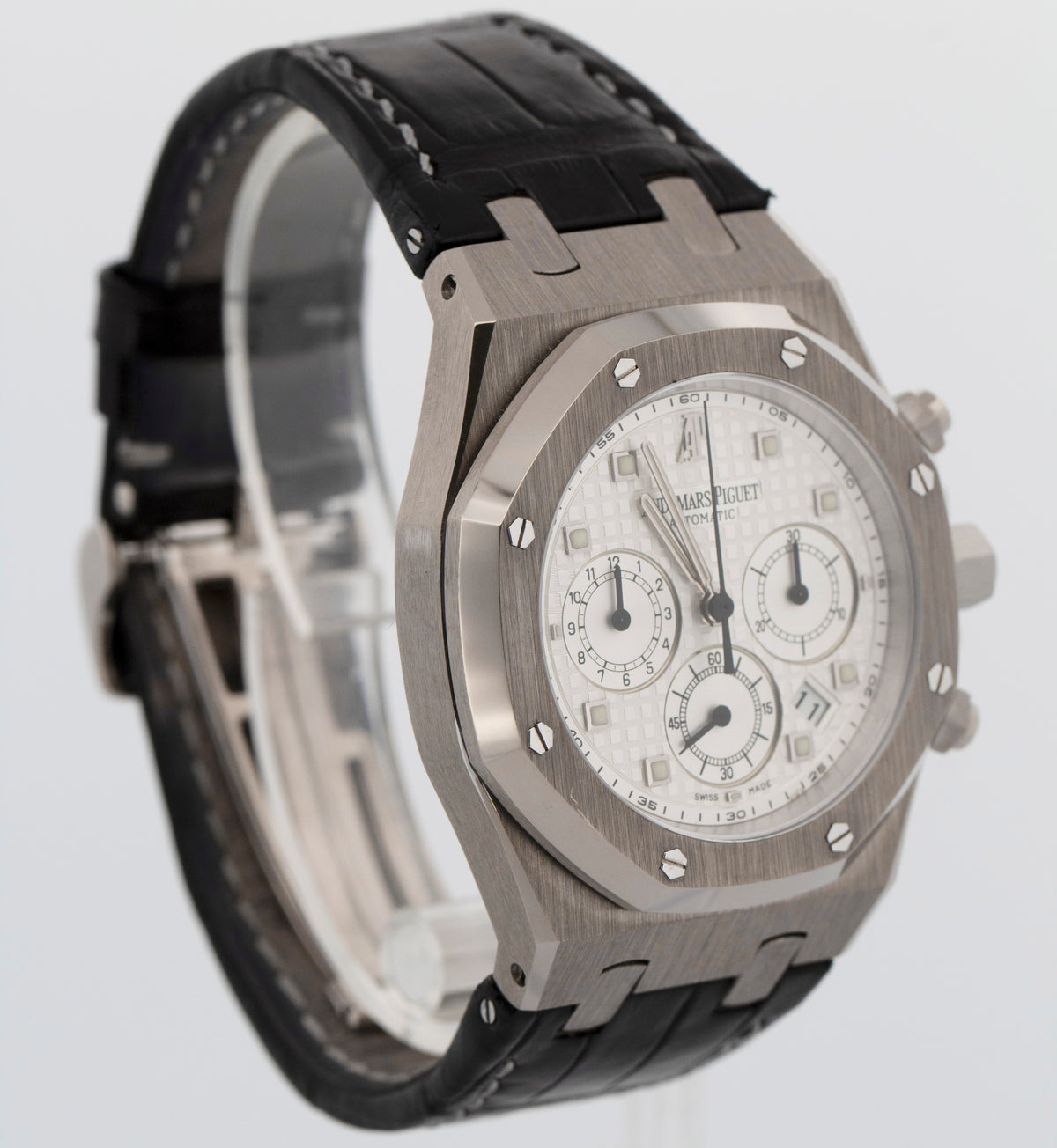 Audemars Piguet Royal Oak Chronograph 26022BC.OO.D002CR.01 White Gold 39mm Watch