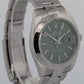 Rolex DateJust 41 GREEN Stainless Steel 41mm Smooth 126300 Oyster Watch