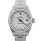 Ladies Rolex DateJust Silver TAPESTRY 26mm 79240 Stainless Steel Watch BOX