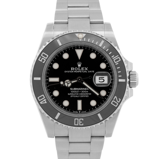2021 Rolex Submariner Date 126610 LN Black Stainless Steel 41mm Watch Box Papers