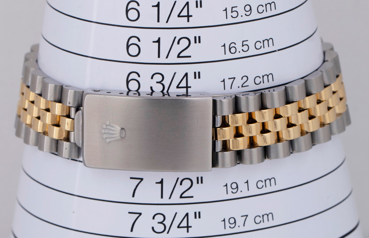 PAPERS Rolex DateJust 36mm CHAMPAGNE LINEN Two-Tone 18K Gold Jubilee 16013 BOX