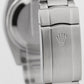PAPERS Rolex Air-King BLUE 3-6-9 Stainless Steel 34mm Oyster Watch 114200 BOX