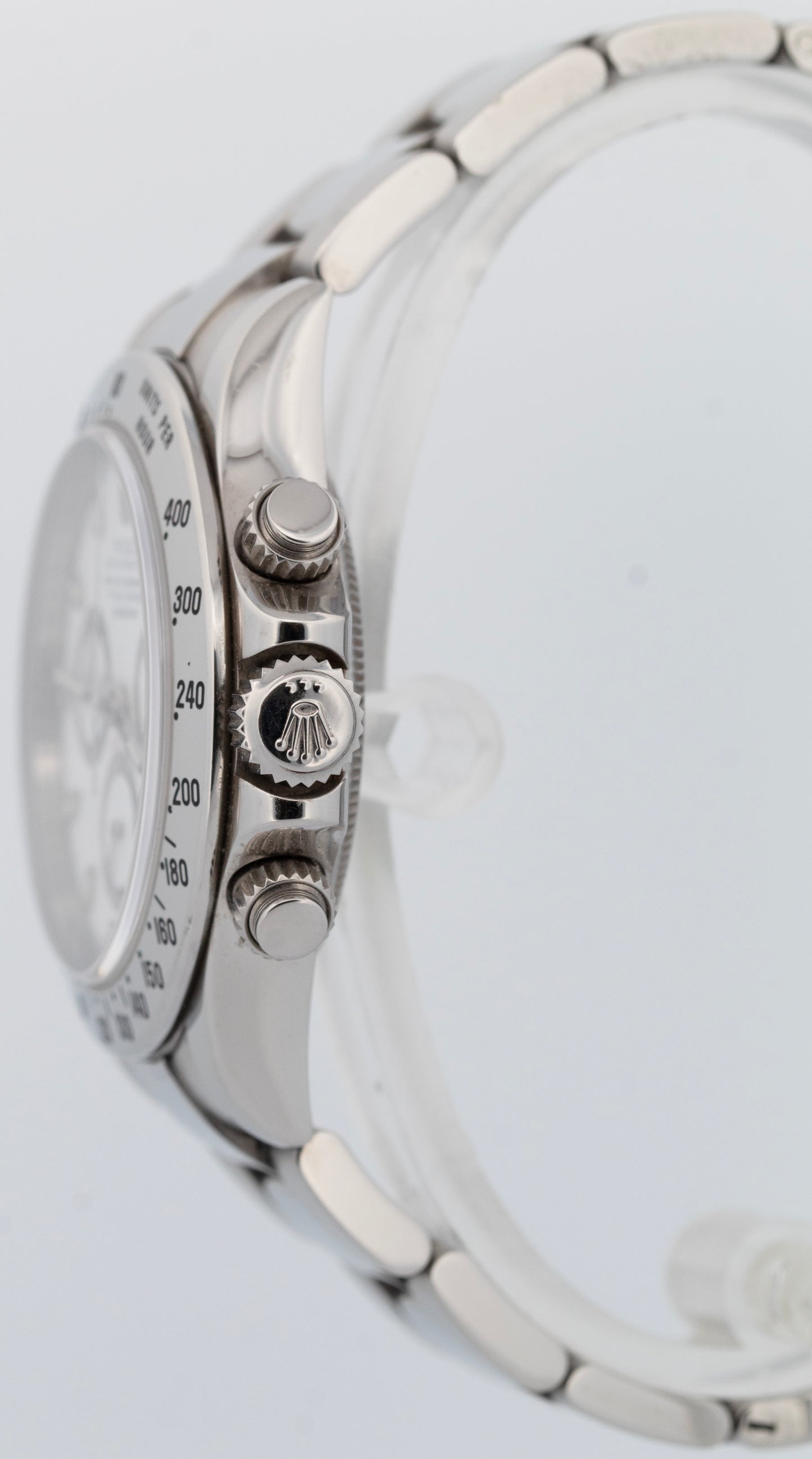 PAPERS Rolex Daytona Cosmograph CHROMALIGHT 'APH' WHITE Dial 40mm 116520 BOX