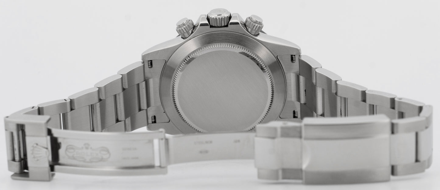 PAPERS Rolex Daytona Cosmograph Black Ceramic Stainless Steel 40mm 116500 LN BOX