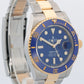 Rolex Submariner Date BLUE 41mm 18K Yellow Gold Steel CERAMIC 126613 LB Watch