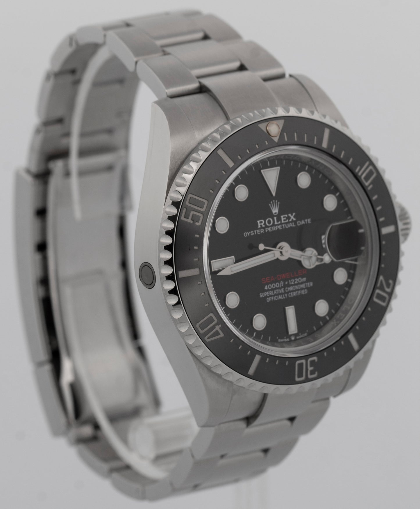 2023 PAPERS Rolex Sea-Dweller Red BLACK Stainless Steel 43mm 126600 Watch BOX