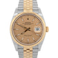 PAPERS Rolex DateJust CHAMPAGNE 36mm Steel Yellow Gold JUBILEE Watch 126233 BOX